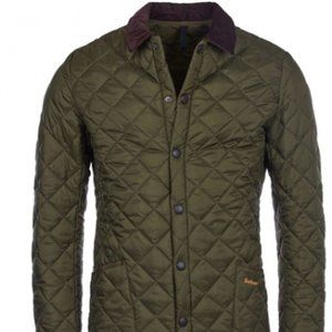 Men's Barbour Heritage Liddesdale Quilt Jacket Olive - Olive, L
